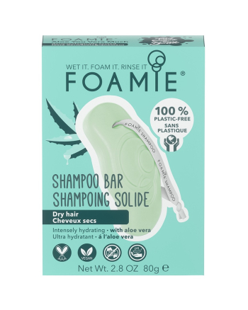 Foamie Aloe You Vera Much - Твердый шампунь для сухих волос 80 г - hairs-russia.ru